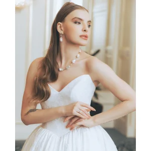 Modern Baroque Pearl Statement Necklace