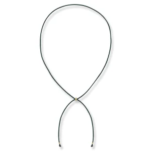 2in 14k Gold Satin Necklace