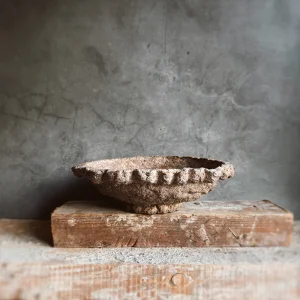 Milena | Decorative Handmade Paper Mache Rustic Bowl