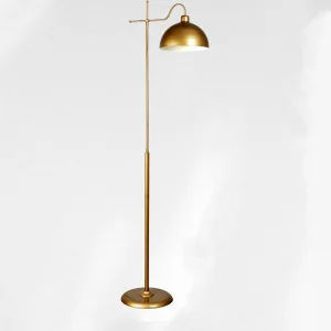 Glorea - Antique Gold Metal Floor Lamp | Decorative & Modern Ambient Lighting