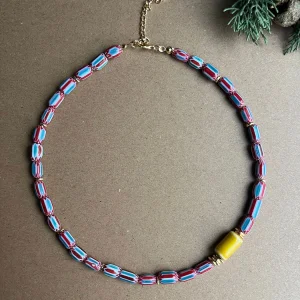 Orie Colored Glass Necklace