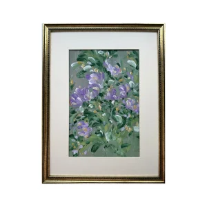 Lila Flowers Painting