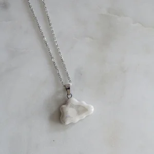 Cloud Ceramic Charm Necklace