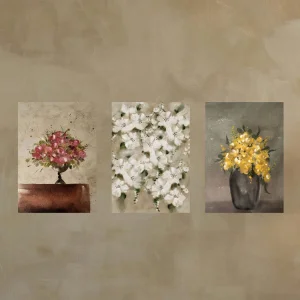 Digital Painting Art Print 3'lü