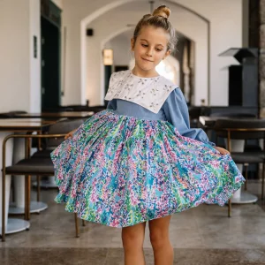 Kids Dress With Collar