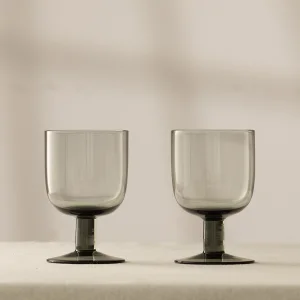 Shadow Handmade Self-colored 2-piece Ice Cream Cup Set Smoked 320 Cc