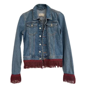 Flower Wolf Jean Jacket