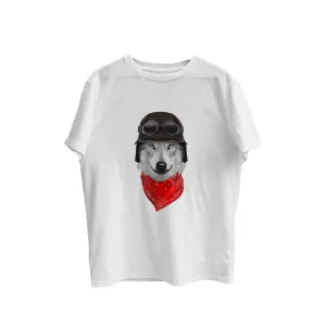 Helmet Wolf Tshirt