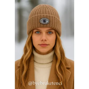Wool Lüx Beanie With Eye Detail - 2