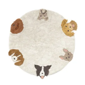 Yıkanabilir Halı - Köpek Desenli