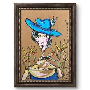 Girl In The Blue Hat Tablo