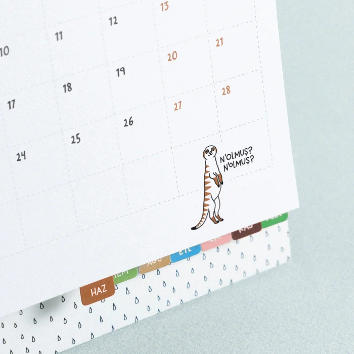 2026 Hisli Şeyler Desk Calendar image 4