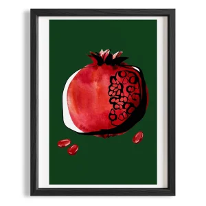 Pomegranate Fruits Kitchen Wall Art