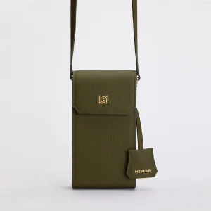 Leather Card Holder And Phone Bag