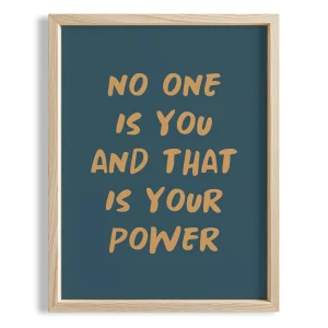 Motivasyonel Typography Boys' Room Wooden Wall Art