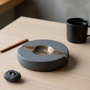 Pure Cigar Tray Dobble (handmade By Hazal Taner Ceramics)