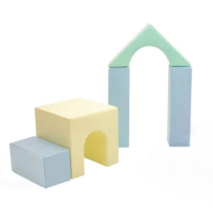Soft Play Foam Block Set - Challanger - Light Pastel