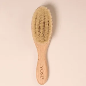 Vose Wooden Soft Baby Hair Brush 0 Months + (goat Hair)