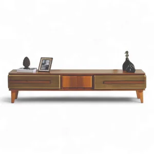 Retro Walnut Tv Stand