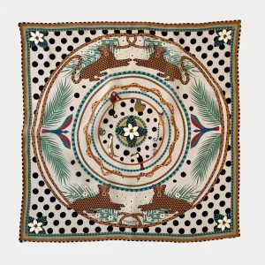 Jungle Symphony Silk Mini Scarf