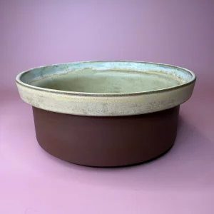 Handmade Stoneware Ceramic Bowl | Pet Food Bowl For Cats & Dogs | Breakfast Bowl | Minimalist Natural Clay Dish