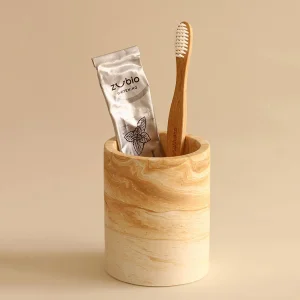 Mermer Desenli Diş Fırçalık