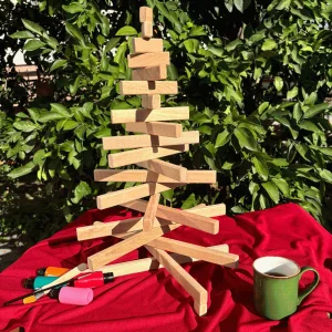 Ahşap Yılbaşı Ağacı