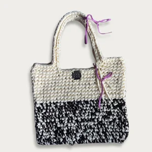 Biscotti - Cotton & Mixed Yarn Mini Shoulder Bag