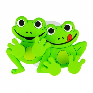Pylones Double Toothbrush Holder - Ani-toothi (frog 2)