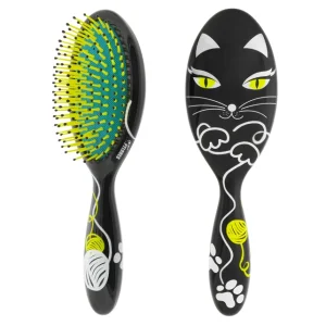 Pylones Hairbrush | Large - Ladypop Black Cat