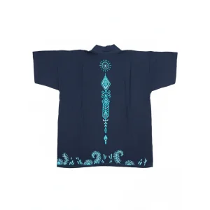 "midnight Currents" Kimono