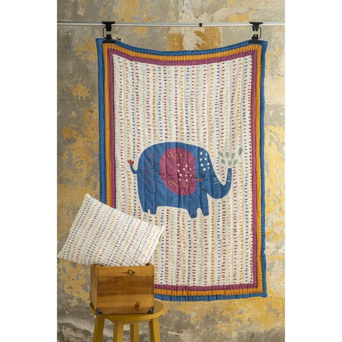 Jungle Handmade Organic Cotton Baby Kids Bedspread Set - 5