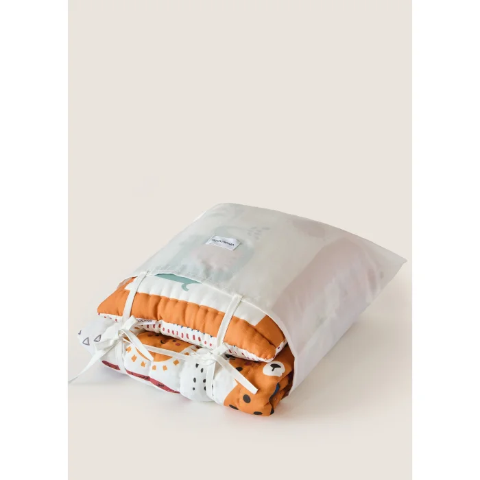 Jungle Handmade Organic Cotton Baby Kids Bedspread Set - 7