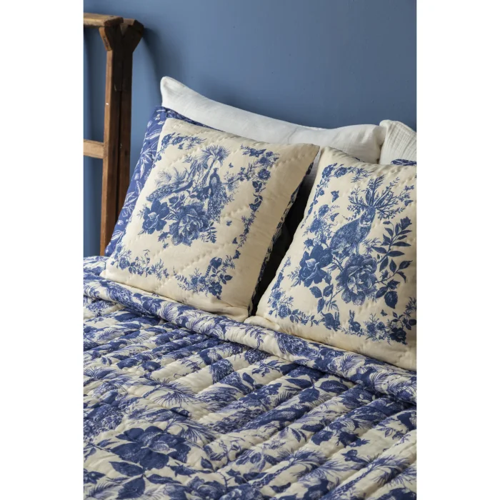 Plume Floral Patterned Handmade Decorative 2-piece Pillowcase - 4
