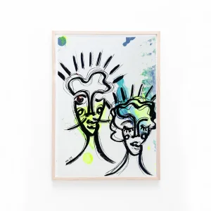 Drawing Paper Portrait Line Series - 32