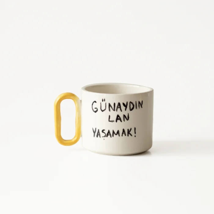 Günaydın Lan Yaşamak Ceramic Cup image 1