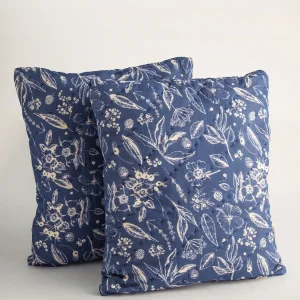 Plume Floral Patterned Handmade Decorative 2-piece Pillowcase - 1