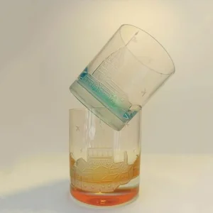 Towers Of Istanbul Glass Set Of 2