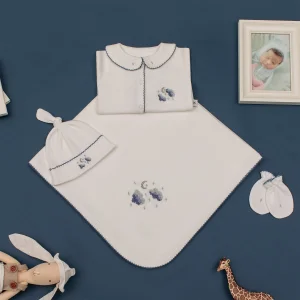 Twinkle Navy Blue Organic Newborn Set