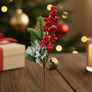 Yılbaşı Ağaç Süsleri Koleksiyonu-çanlı Kokina Süsü