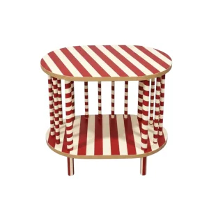 Senta Çizgili Yan Sehpa / Komodin