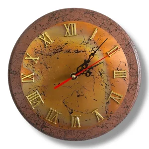 Küçük Bakır Duvar Saati