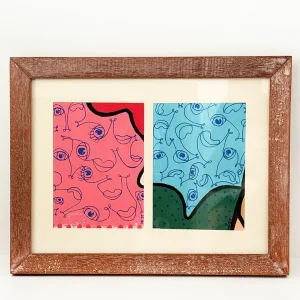 Wooden Framed Art Work - 21