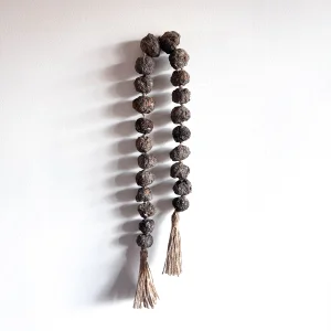 Veloria | Dekoratif El Yapımı Paper Mache Rustik Tespih Boncuk