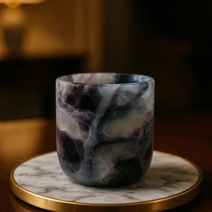 Florit Doğal Taş Bardak