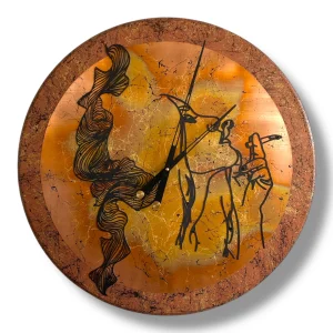 Copper Wall Clock