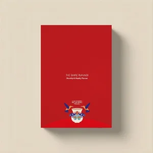 Happy Red Simple Planner