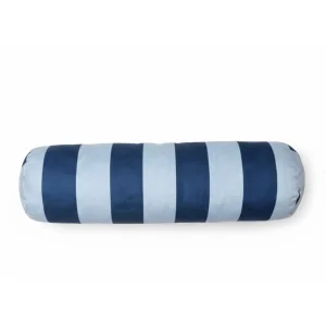 Ruki, Striped Velvet Filled Sausage Pillow