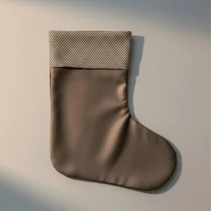 Glazed Satin Christmas Stocking