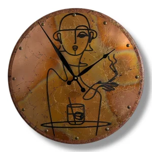 Copper Wall Clock